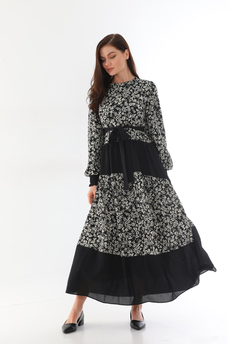 ETC 3912 Printed Dress Black