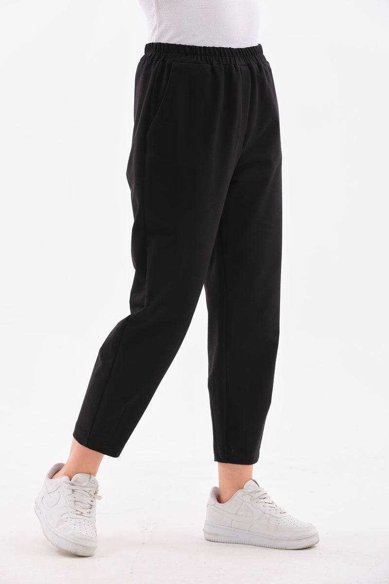 B&A Front Stitch Jogger Black