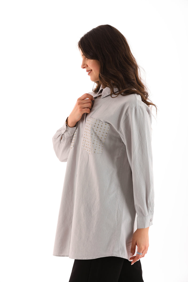 PN Melisa Shirt Gray