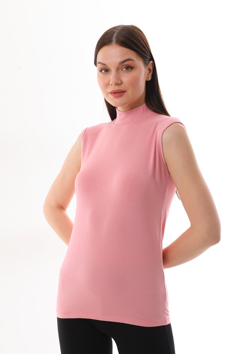 GND Crew Neck Sleeves Body Pink