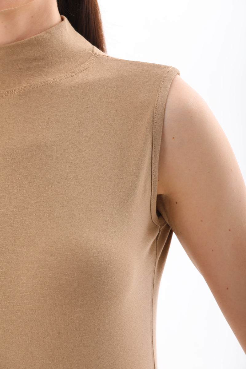 GND Crew Neck Sleeves Body Milk Coffee