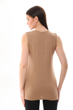 GND Sleeveless Body Milk Coffee