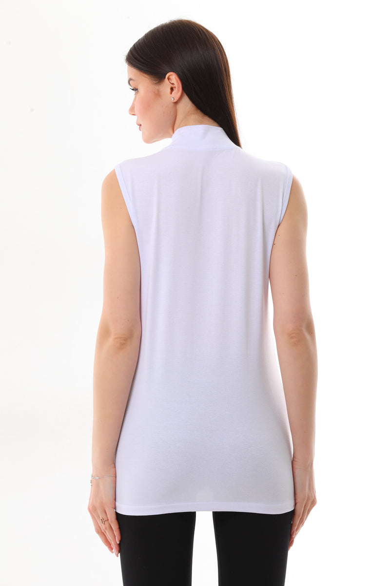GND Crew Neck Sleeves Body White