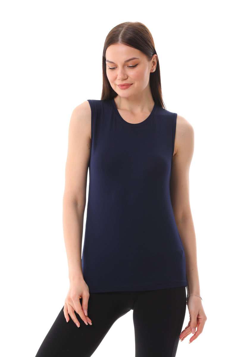 GND Sleeveless Body Navy Blue