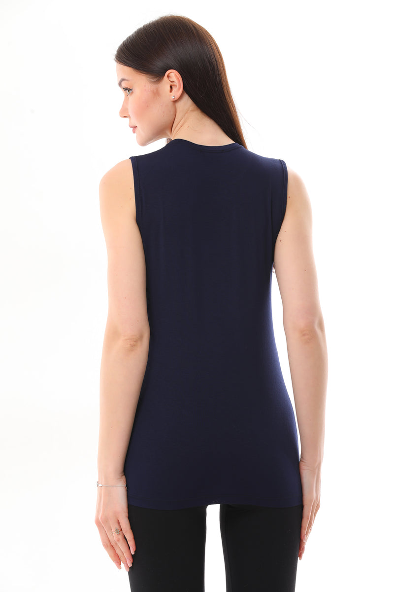 GND Sleeveless Body Navy Blue