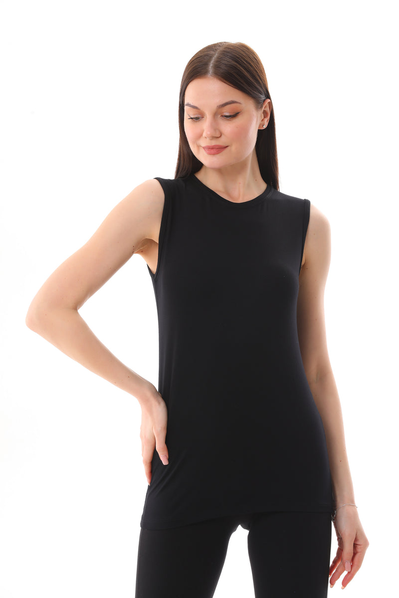 GND Sleeveless Body Black