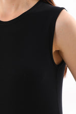 GND Sleeveless Body Black