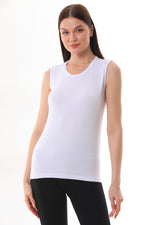 GND Sleeveless Body White