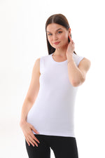 GND Sleeveless Body White