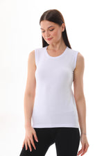 GND Sleeveless Body White