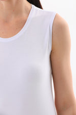 GND Sleeveless Body White
