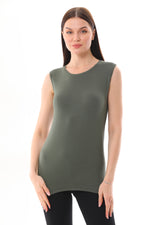 GND Sleeveless Body Khaki