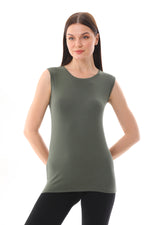 GND Sleeveless Body Khaki
