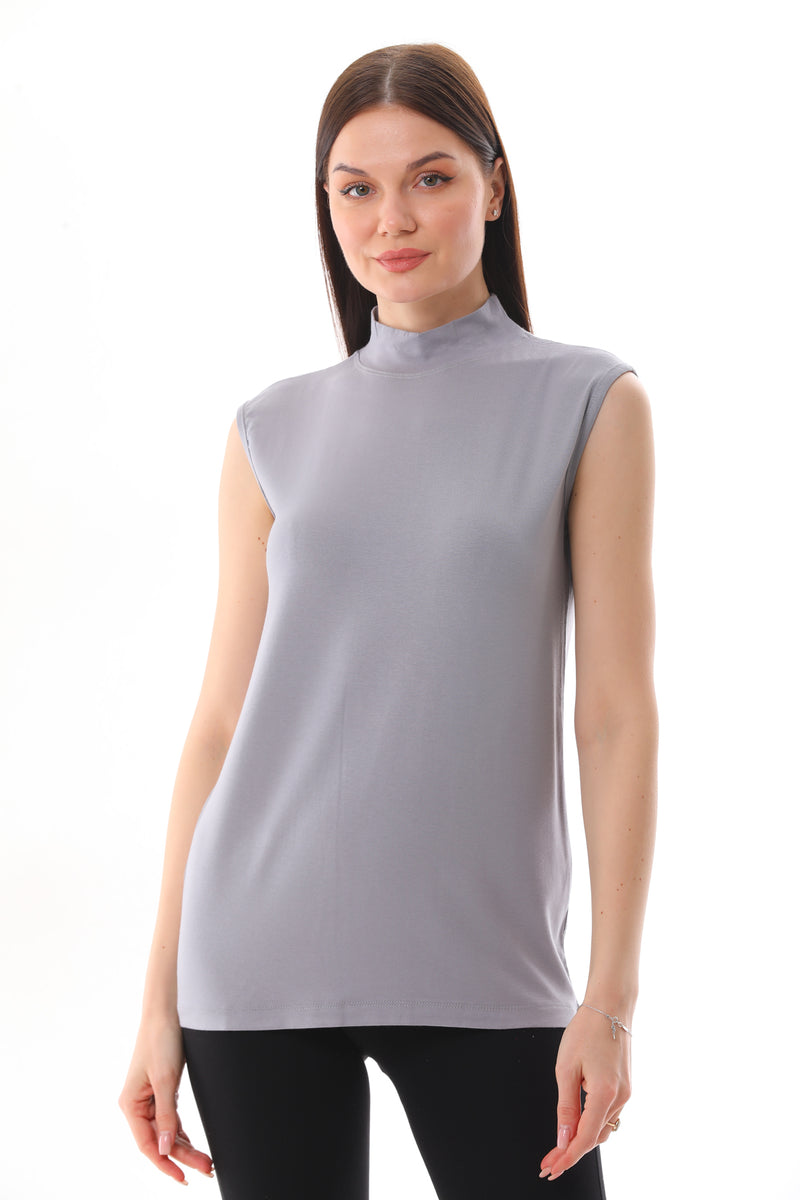 GND Crew Neck Sleeves Body Gray
