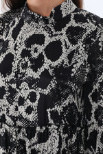 A&W 303676 Snake Skin Printed Dress