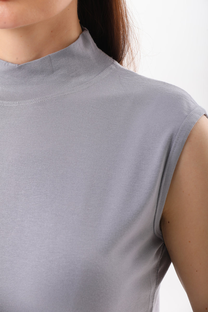 GND Crew Neck Sleeves Body Gray