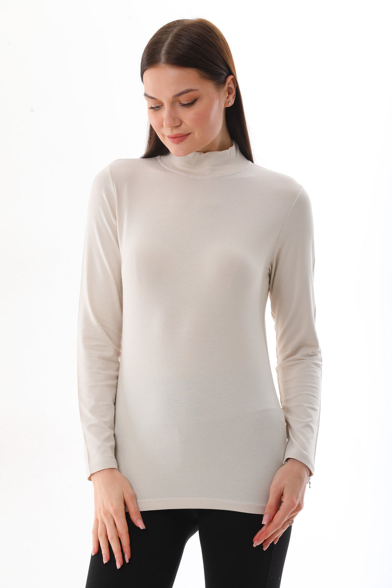GND Crew Neck Long Sleeve Body Cream