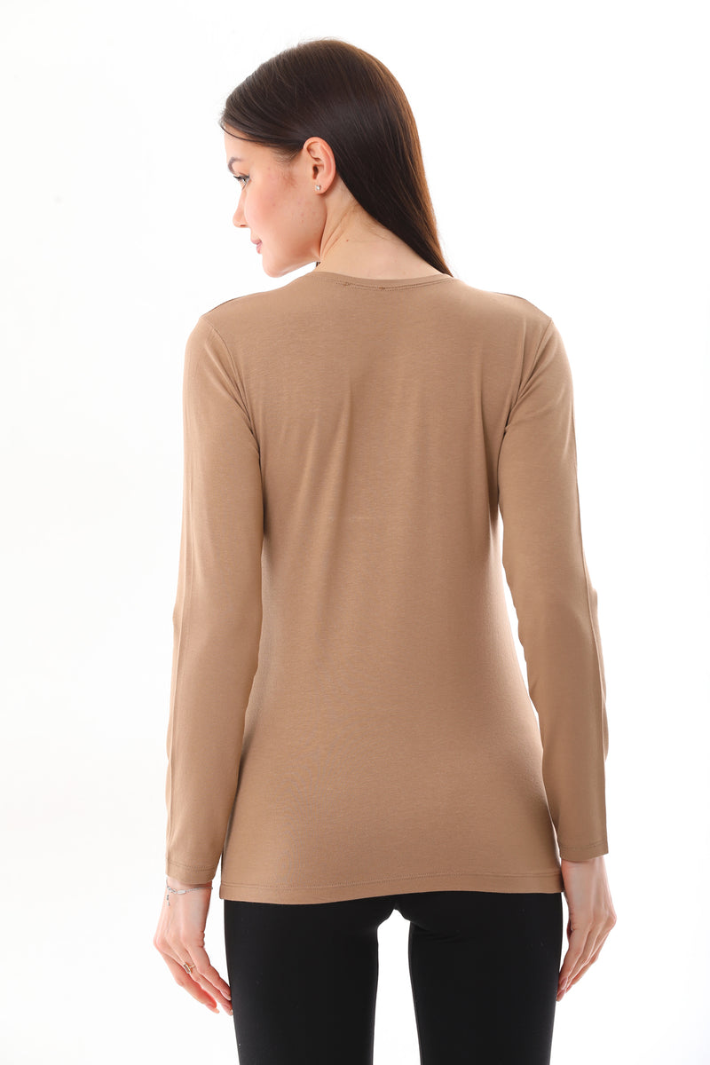 GND Long Sleeve Body Milk Coffee