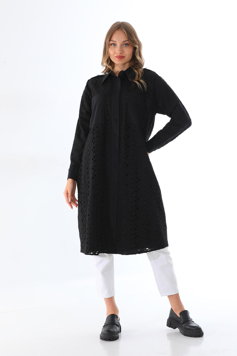 MPH Azure Long Shirt Black