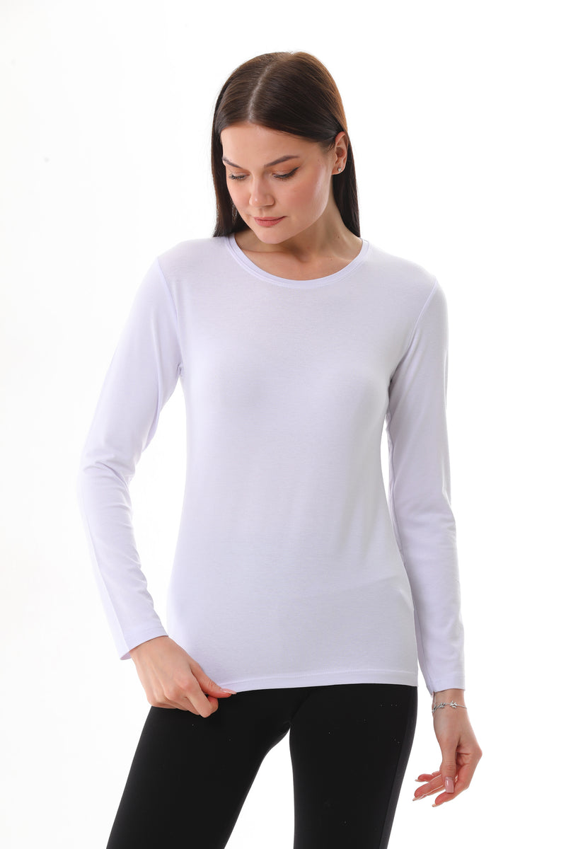 GND Long Sleeve Body White