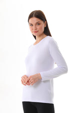 GND Long Sleeve Body White