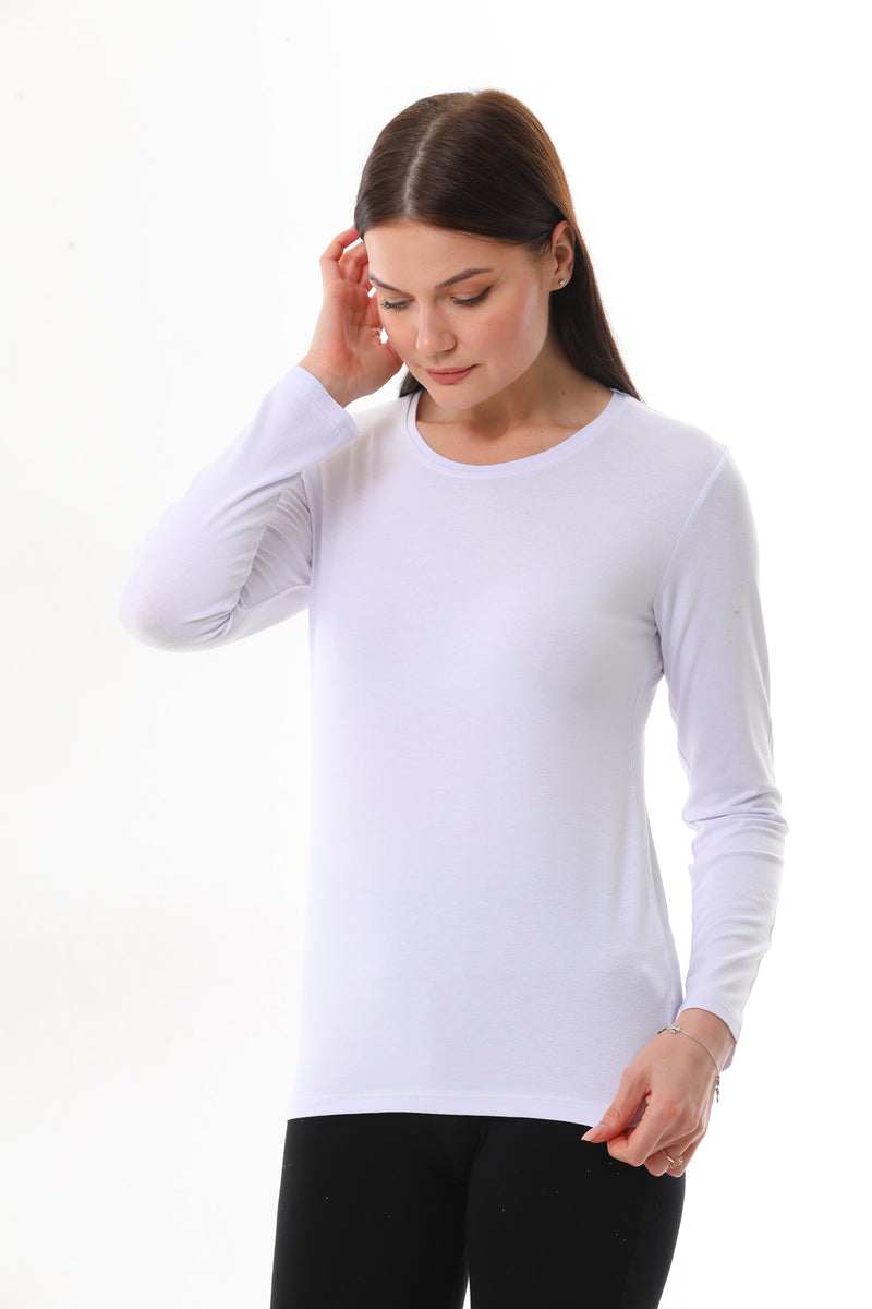 GND Long Sleeve Body White