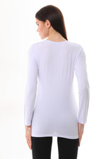 GND Long Sleeve Body White