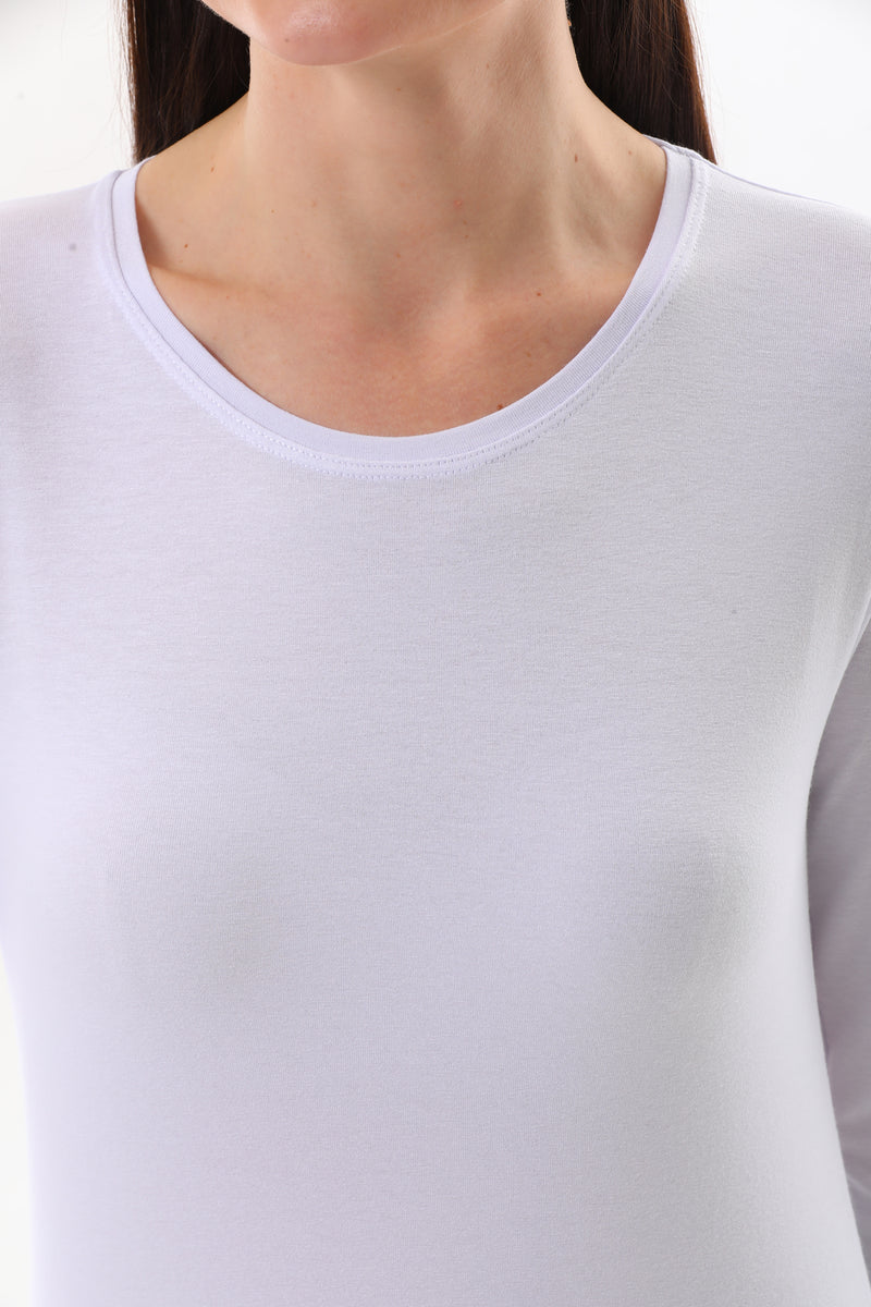 GND Long Sleeve Body White