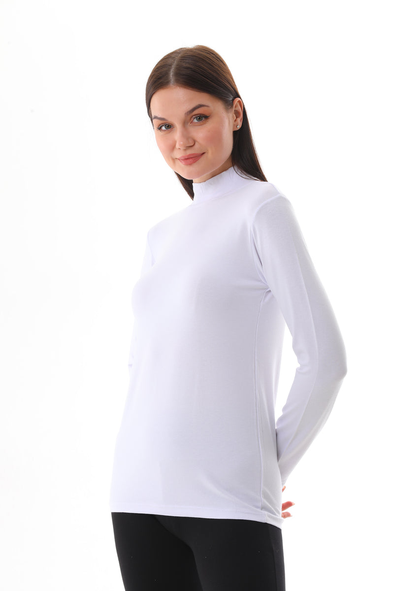 GND Crew Neck Long Sleeve Body White