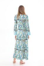 ZMS Ethnic Printed Dress Blue