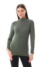 GND Crew Neck Long Sleeve Body Khaki