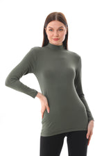 GND Crew Neck Long Sleeve Body Khaki