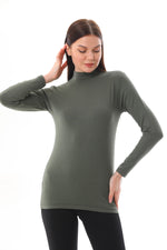 GND Crew Neck Long Sleeve Body Khaki