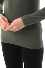 GND Crew Neck Long Sleeve Body Khaki