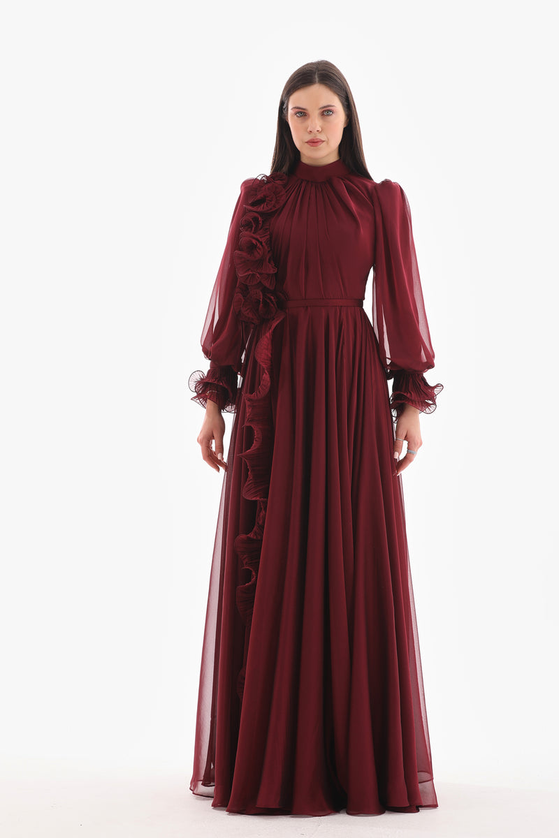 BLY Sienna Dress Burgundy