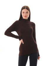 GND Crew Neck Long Sleeve Body Brown