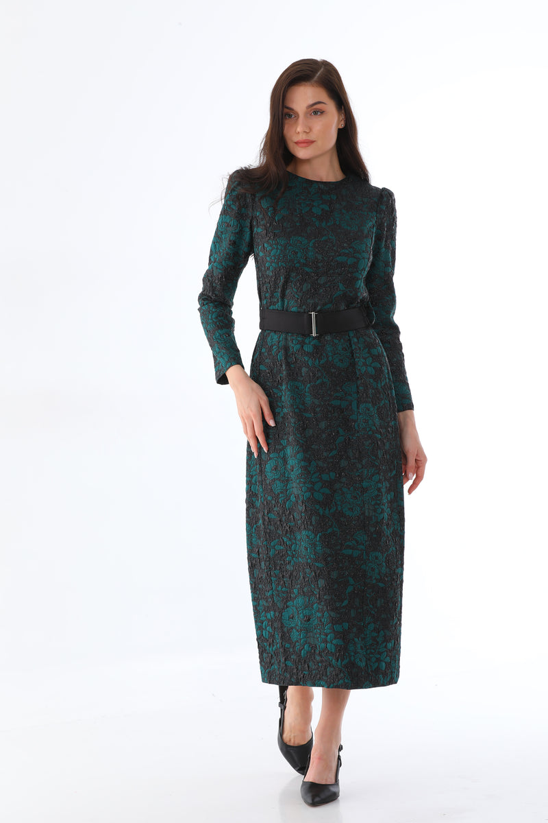 Q&P Elana Dress Green