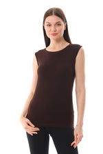 GND Sleeveless Body Brown
