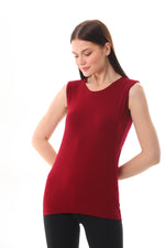 GND Sleeveless Body Burgundy