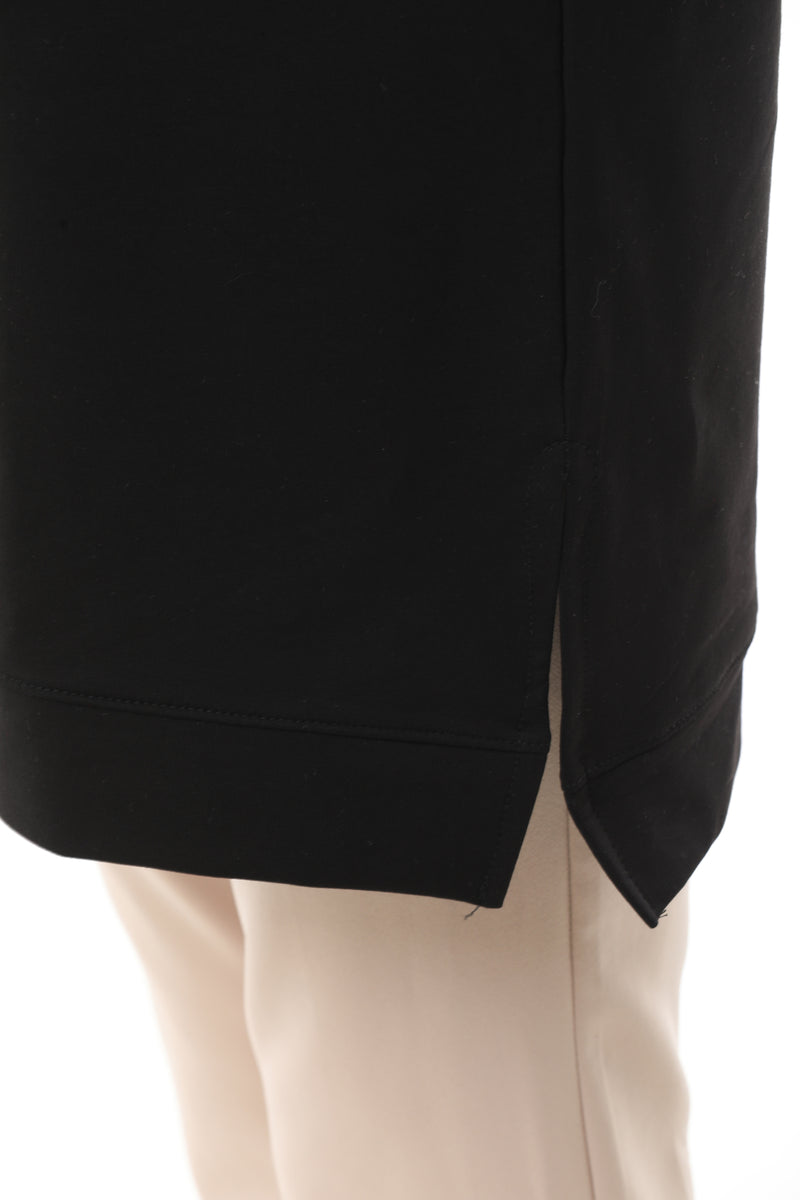 JMN Basic Cotton Tunic Black