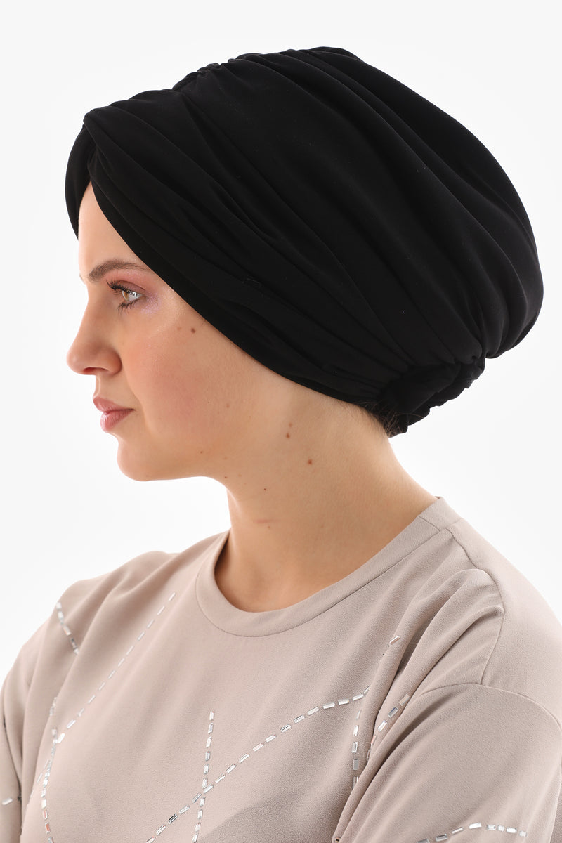 QF 1800 Handmade Turban Black