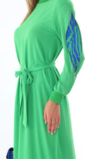 PN 12450 Dress Green&Sax Blue