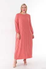 MSB Airobin Rib Dtld Dress Pink