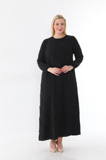 MSB Airobin Rib Dtld Dress Black