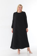 MSB Airobin Rib Dtld Dress Black