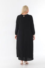 MSB Airobin Rib Dtld Dress Black