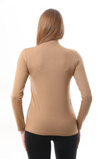 GND Crew Neck Long Sleeve Body Milk Coffee