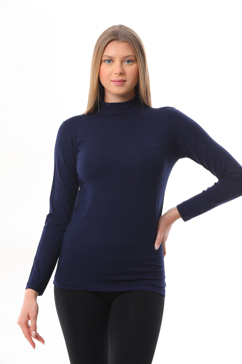 GND Crew Neck Long Sleeve Body Navy Blue