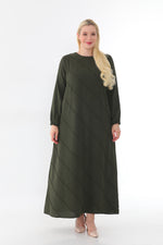 MSB Airobin Rib Dtld Dress Green