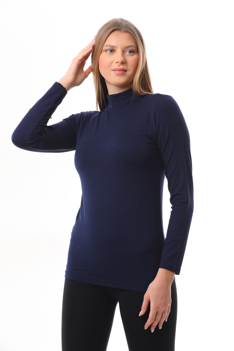 GND Crew Neck Long Sleeve Body Navy Blue